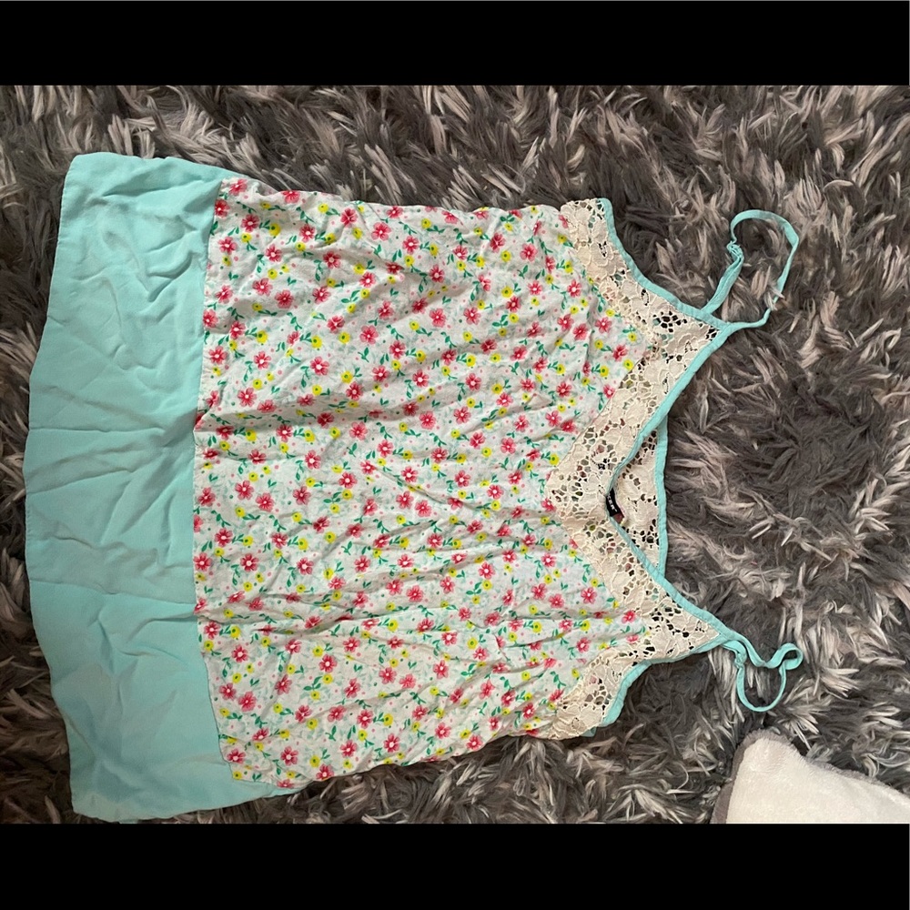 Flowery tank top